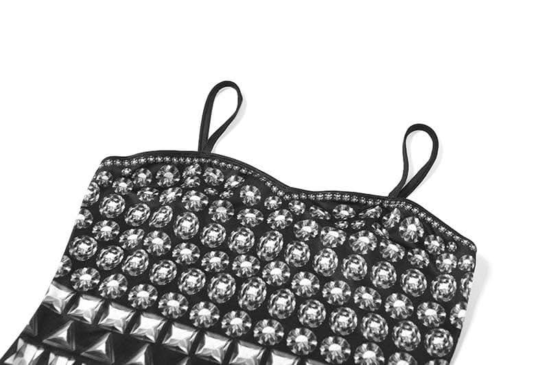 Contrast print sweetheart neck backless cami mini dress-final-sale  | Festival Outfits Women