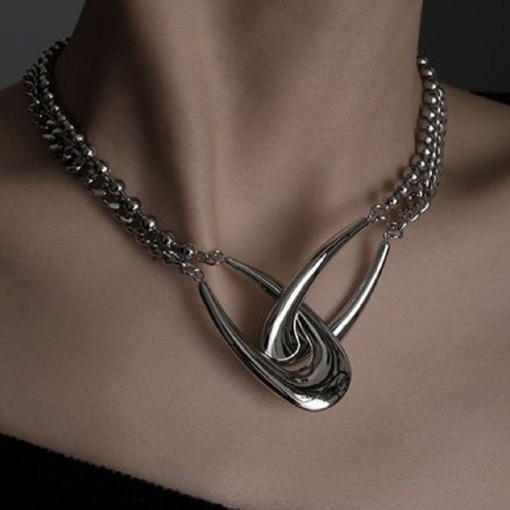 Cuban faux pearl layered choker necklace  | Festival Outfits Women