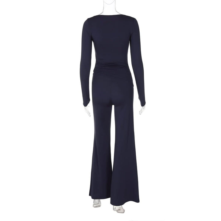 Long sleeve ruched high rise pant set  | Festival Outfits Women