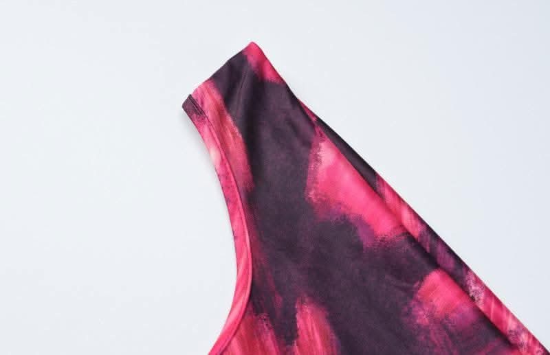 Contrast irregular cowl neck sleeveless backless maxi dress-final-sale  | Festival Outfits Women