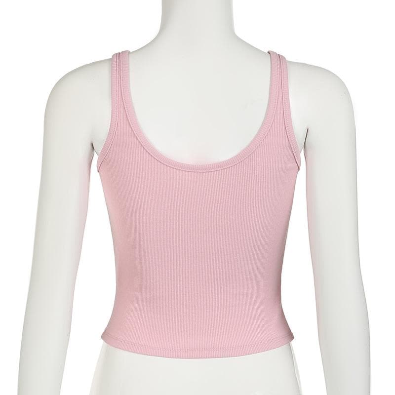 Rigar tanki mara baya mai kama da ta U neck bowknot | Kayan Biki na Mata