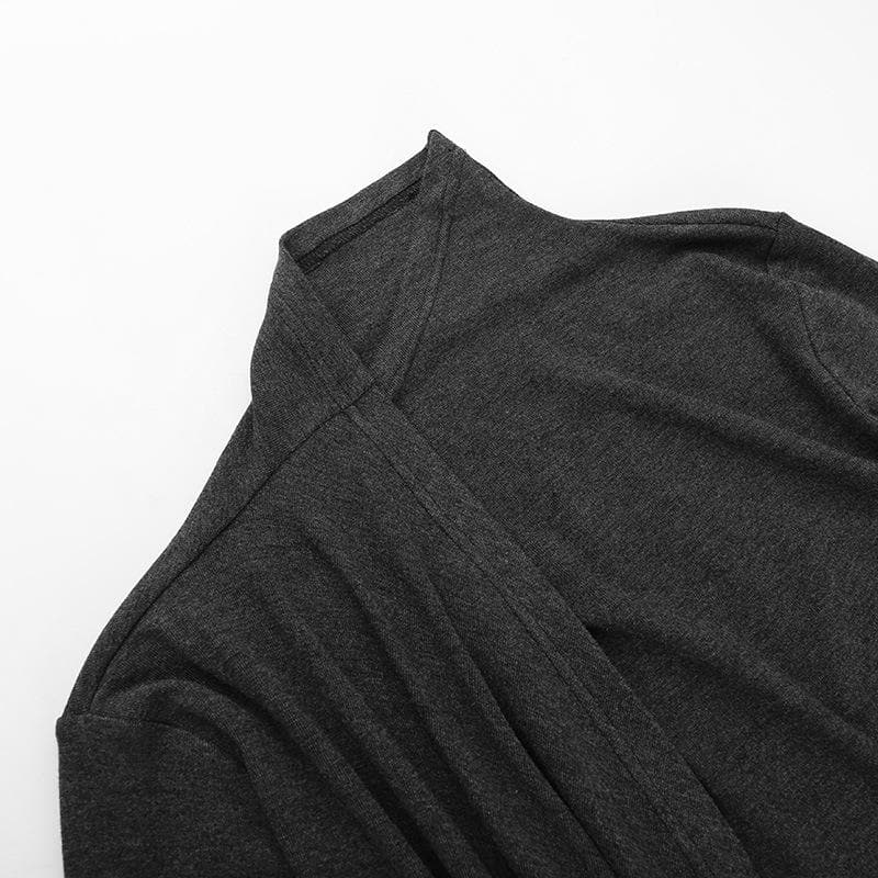 Riga mai dogon hannu mai tsayi mai tsayi | Kayan Biki na Mata