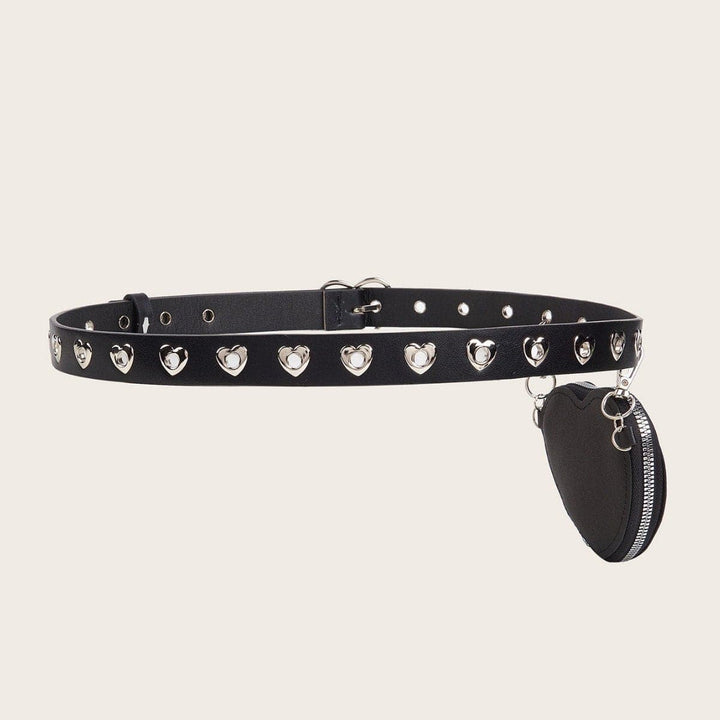 Heart hollow out bag adjustable belt  | Festival Outfits Women