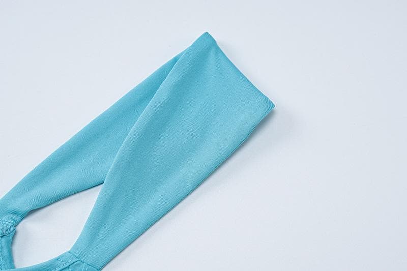 O ring ruched hollow out high slit cami cut out maxi dress  | Festival Outfits Women