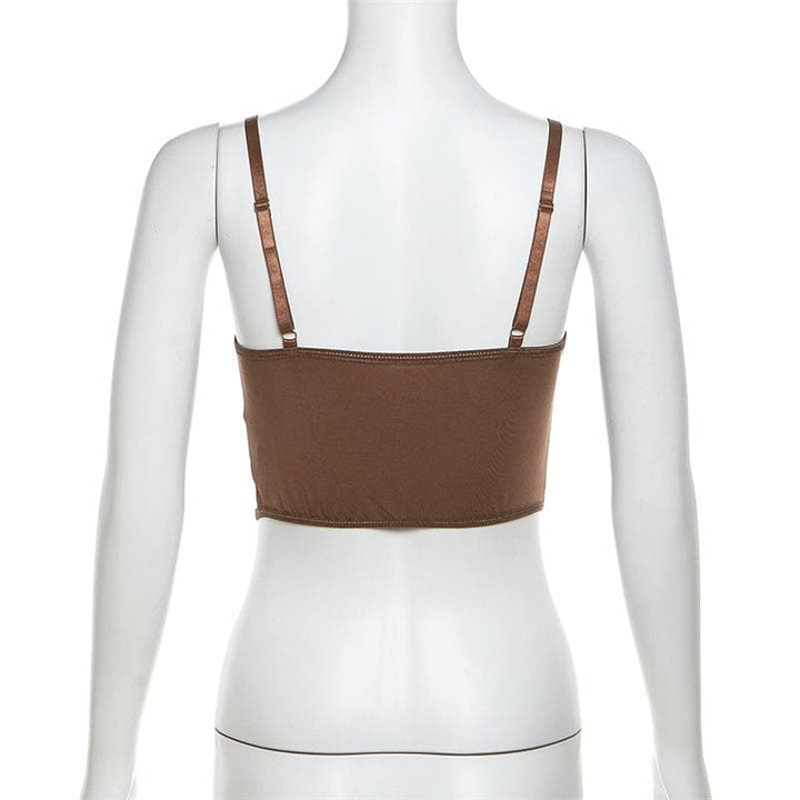 Riga mai kauri da baya mara baya ta V | Kayan Biki na Mata