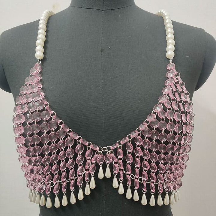 Crystal v neck tassels hollow out cami cut out top  | Festival Outfits Women