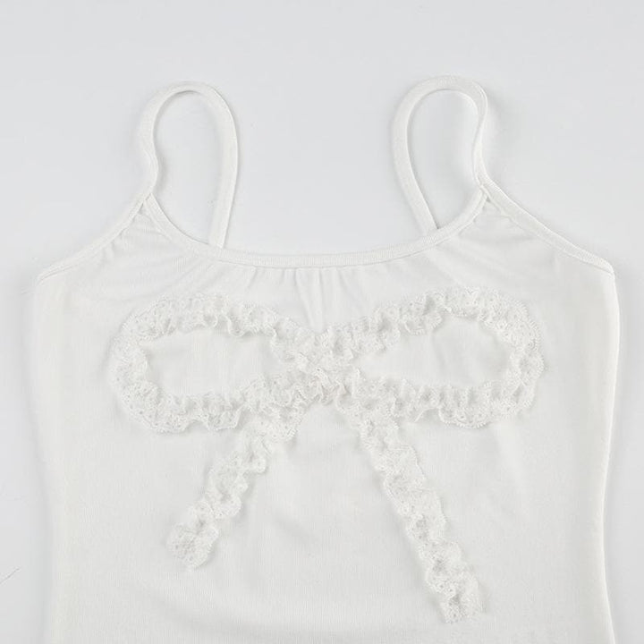 Tsarin bowknot mai kauri da aka yi da lace hem | Kayan Biki na Mata