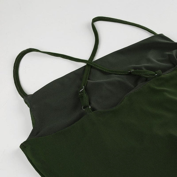 Rigar midi mara tsari mai kama da ta Ruffle | Kayan Biki na Mata