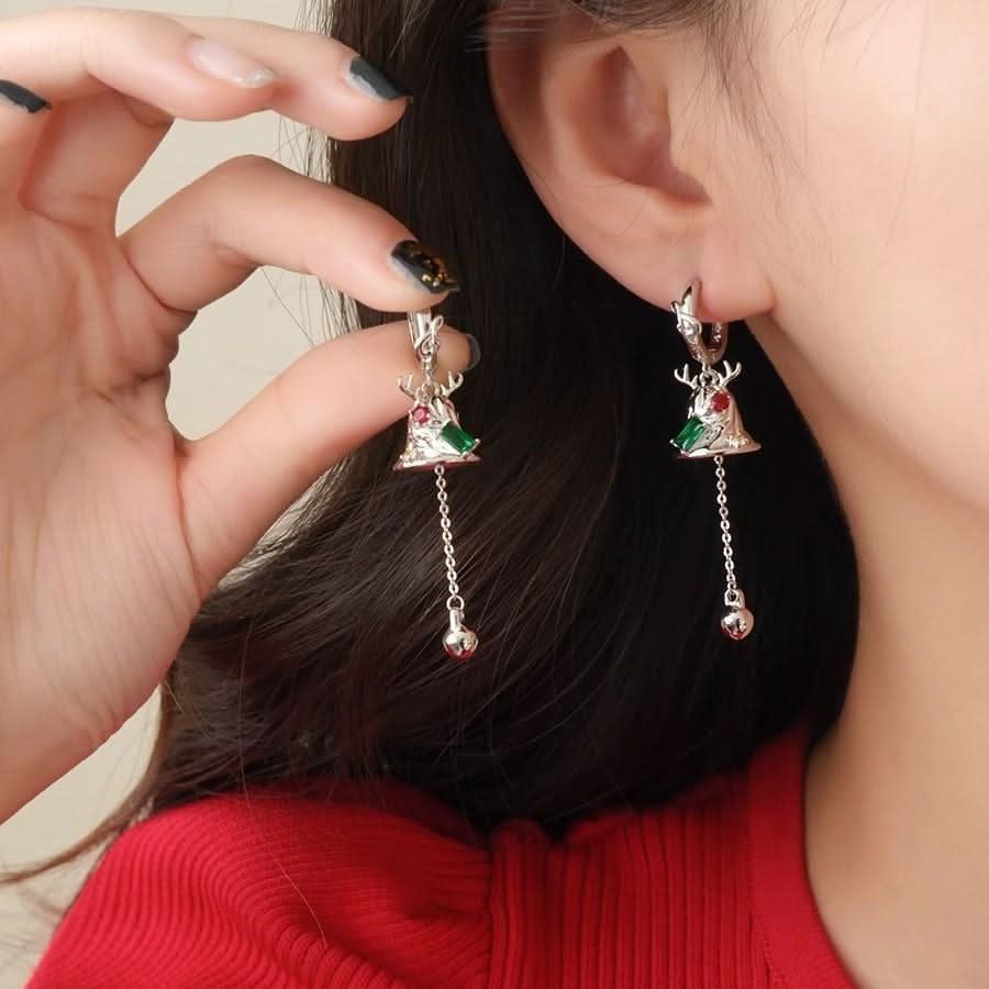 Irregular pendant christmas tree decor drop earrings  | Festival Outfits Women