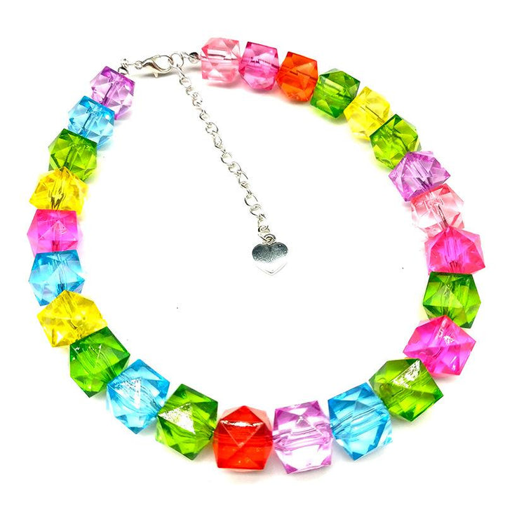 Beaded multicolor acrylic bracelet  | Festival Outfits Women