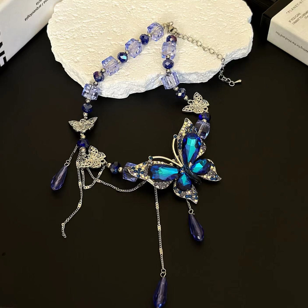 Abun wuya mai ƙyalli da aka yi da lu'u-lu'u | Kayan Biki na Mata