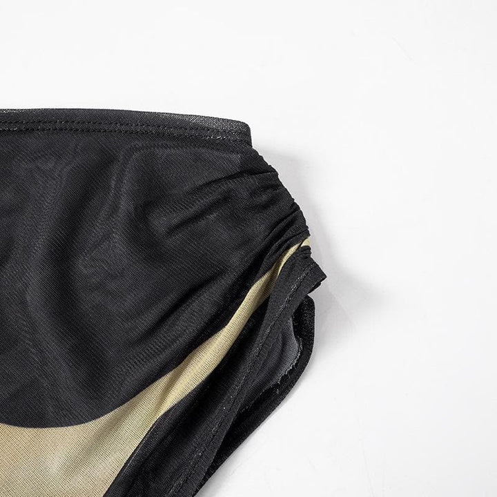 Riga mai tsini mai tsayi da kafada ɗaya | Tufafin Biki na Mata