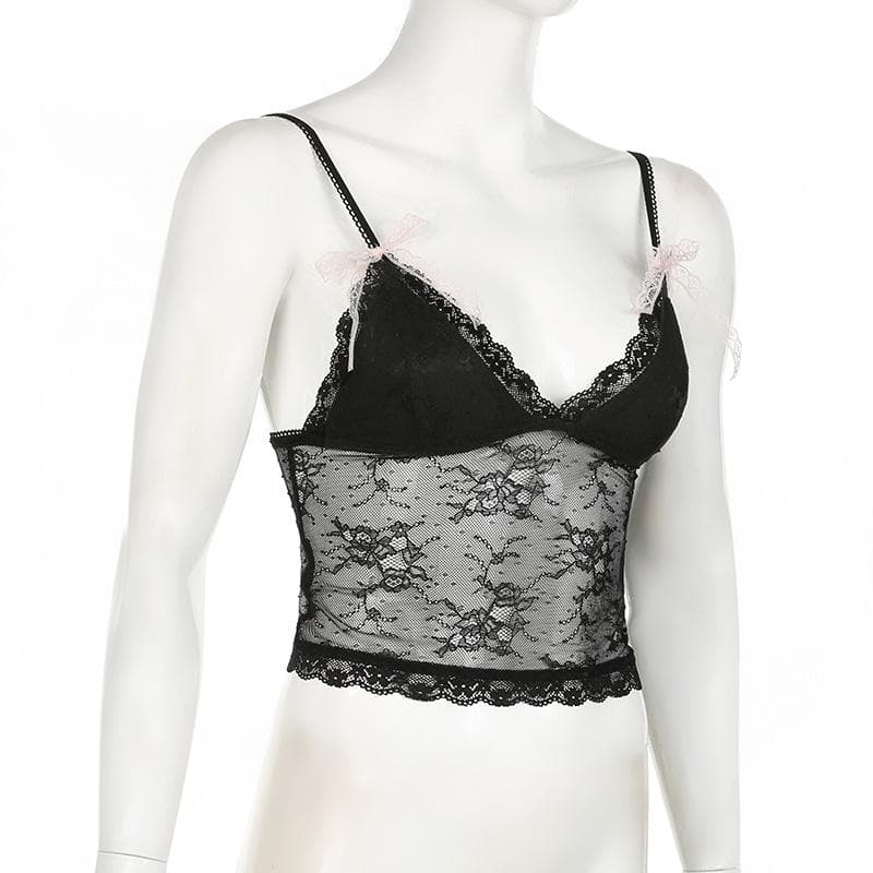 Tsohuwar riga mai laushi ta Bowknot v neck lace | Kayan Biki na Mata