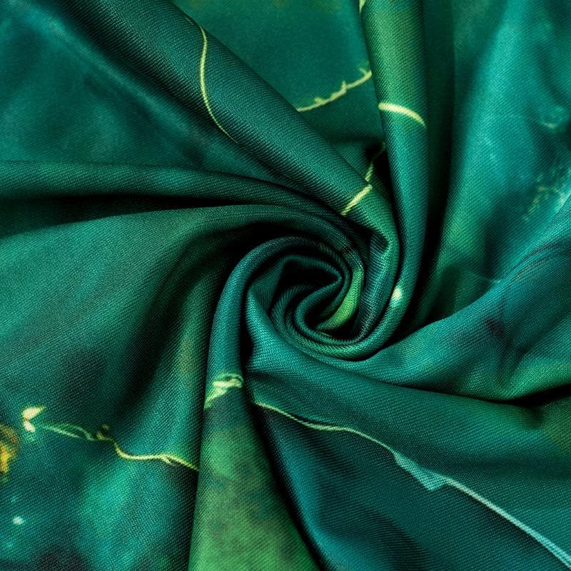 One shoulder print ruched maxi dress  | Festival Outfits Women