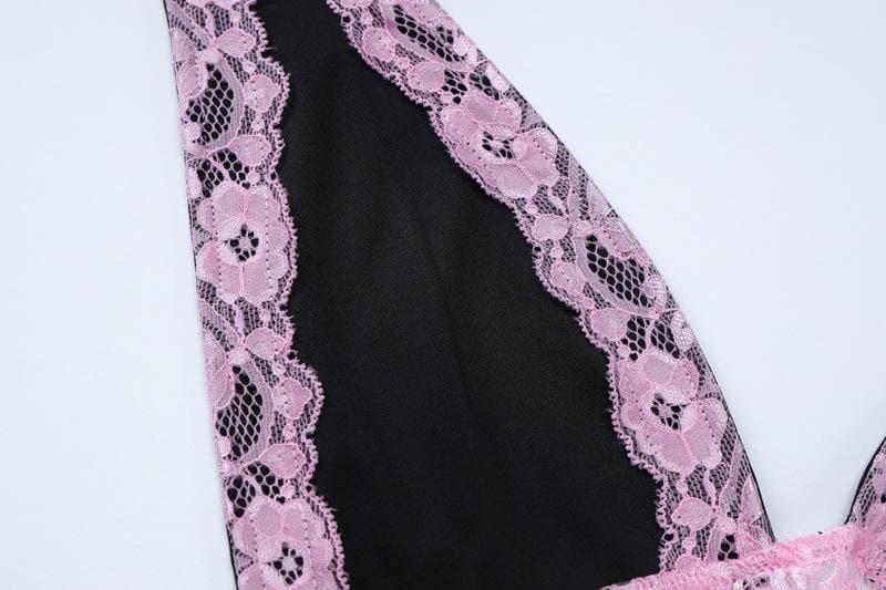 Rigar maxi mai laushi mai zurfi da wuyan Halter | Kayan Biki na Mata