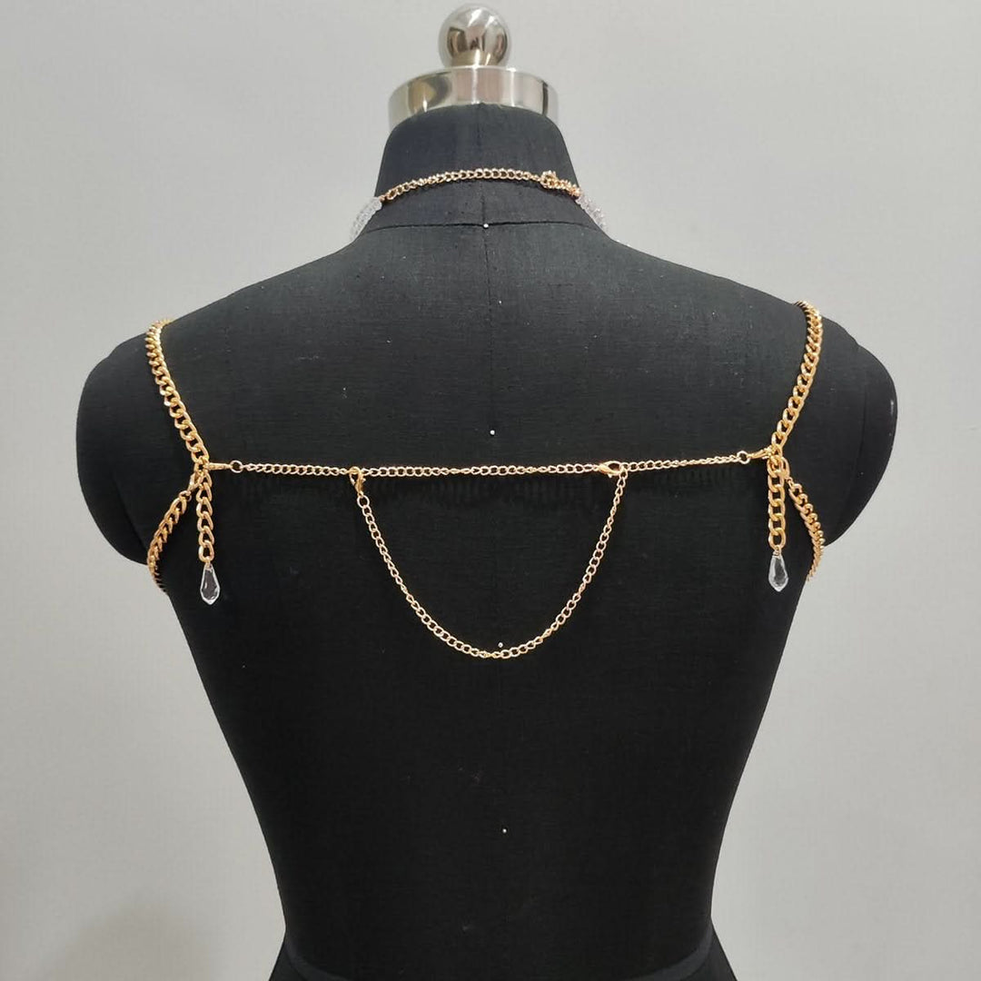 Halter crystal beaded tassels hollow out crop cut out top  | Festival Outfits Women-final-sale