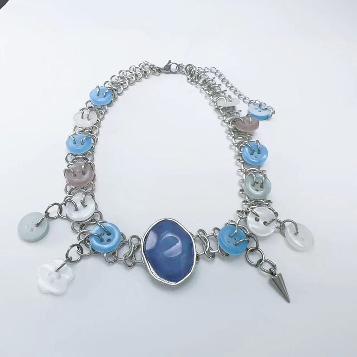 Abin wuya mai ƙyalli da aka yi da beads | Kayan Biki na Mata