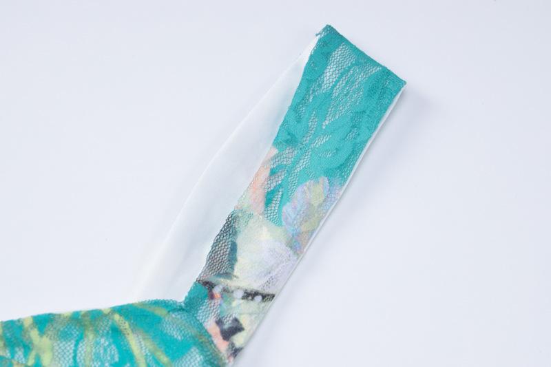 Hollow out butterfly pattern lace tie dye cut out maxi dress  | Festival Outfits Women