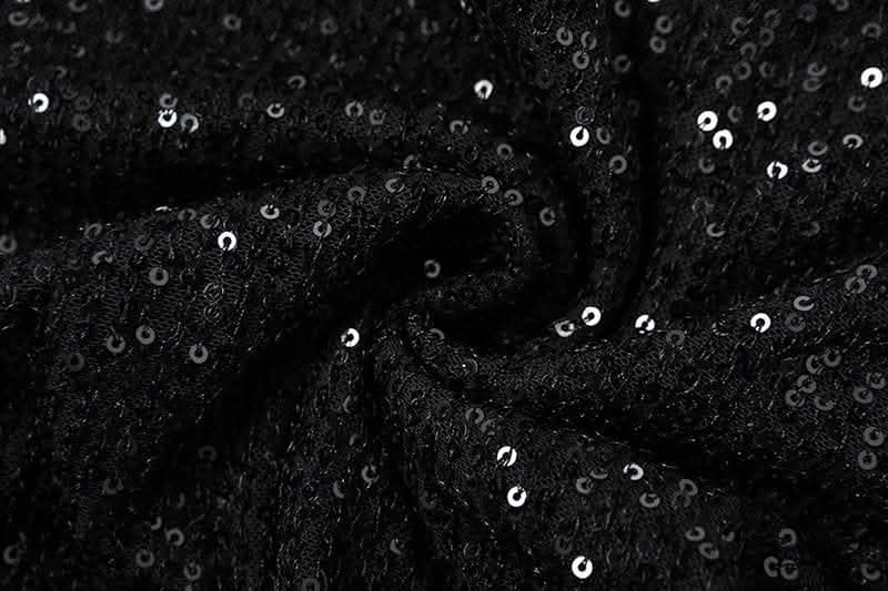Halter gloves button glitter cowl neck irregular top-final-sale  | Festival Outfits Women