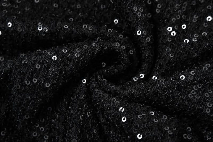Halter gloves button glitter cowl neck irregular top-final-sale  | Festival Outfits Women