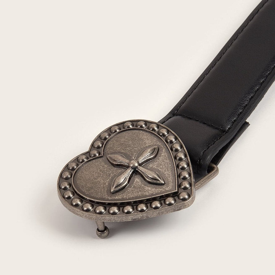 Heart PU leather adjustable belt  | Festival Outfits Women