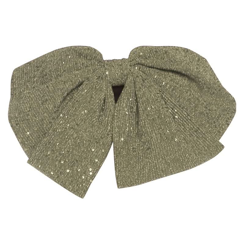 Bowknot glitter backless contrast tube top  | Festival Outfits Women