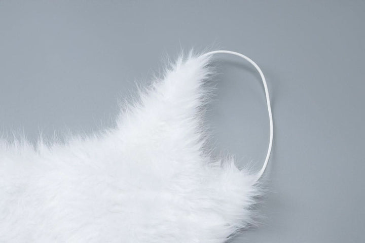 U neck fluffy zip-up backless cami mini dress  | Festival Outfits Women-final-sale