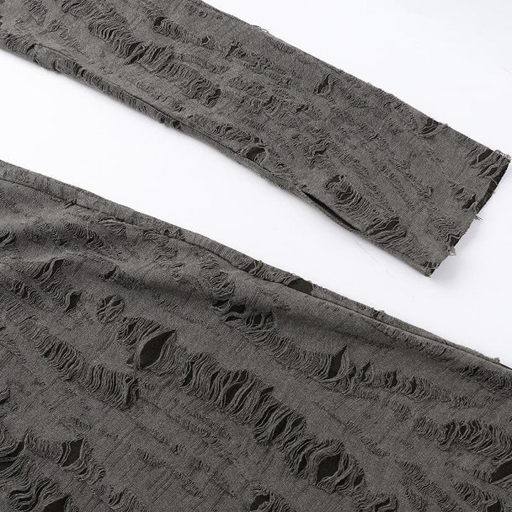 Hoodie ruched ruffle slit maxi dress  | Festival Outfits Women