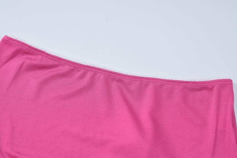 Saitin siket mai tsayi da aka yi da roba mai kauri da aka yi da roba mai kauri da aka yi da cami | Kayan Biki na Mata