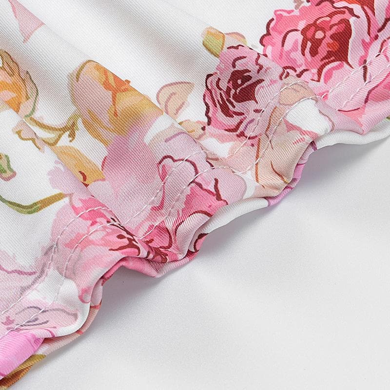 Sweetheart neck flower print cami maxi dress  | Festival Outfits Women