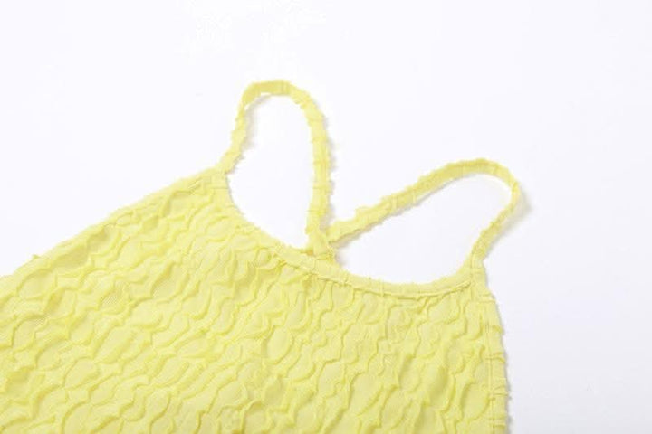 Cross back self tie backless u neck textured solid maxi dress-final-sale  | Festival Outfits Women