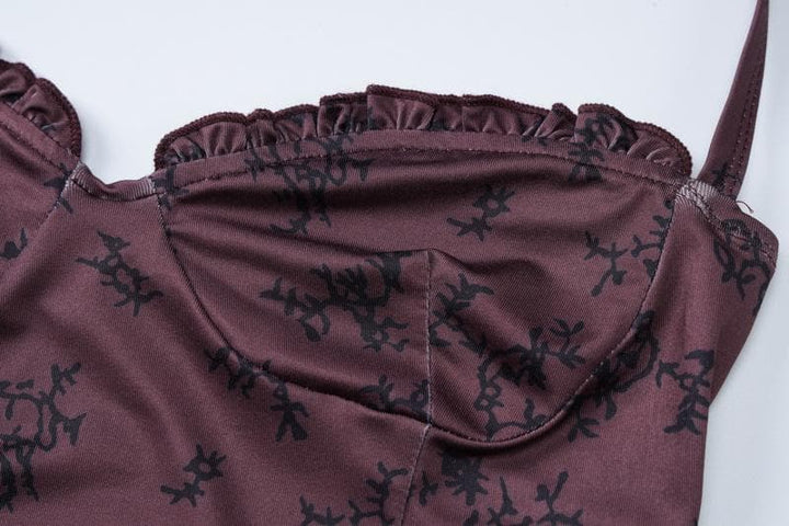 Riga mai laushi mara baya da aka yi da Halter | Kayan Biki na Mata