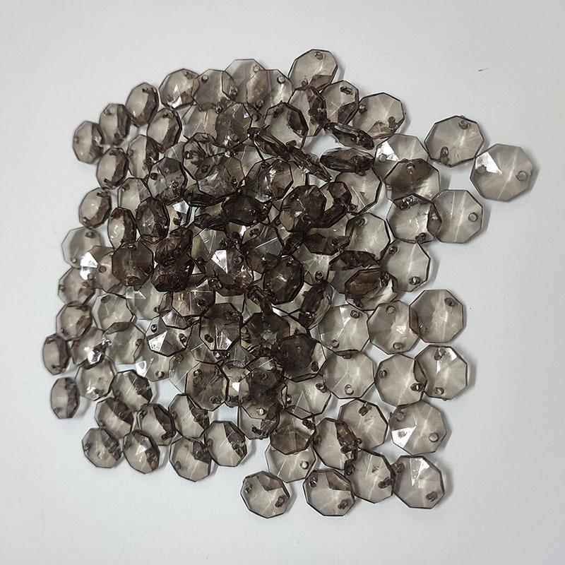 Metal chain plastic crystal halter backless crop top  | Festival Outfits Women