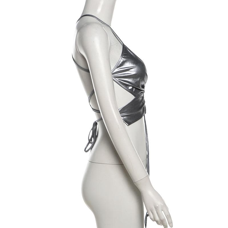 Tufafin da aka yi da ƙarfe mai kauri da aka yi da zare mai kauri da wuyan hannu | Kayan Biki na Mata