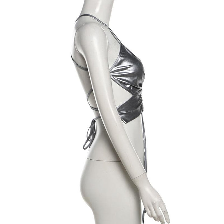 Tufafin da aka yi da ƙarfe mai kauri da aka yi da zare mai kauri da wuyan hannu | Kayan Biki na Mata