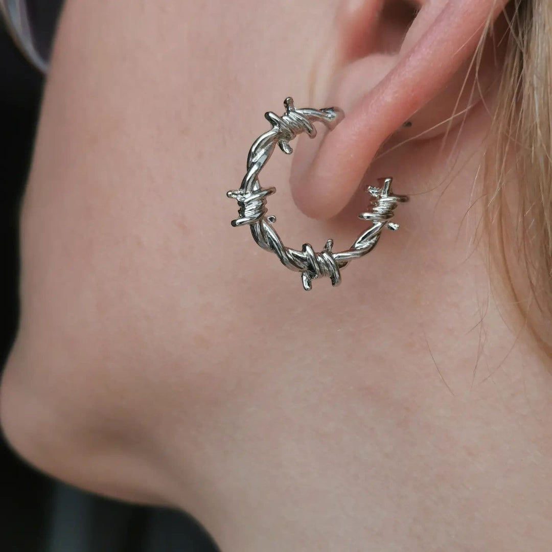 Thorns decor solid stud earrings  | Festival Outfits Women