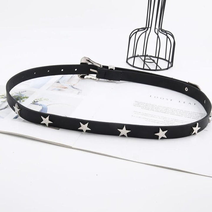Star PU leather adjustable belt  | Festival Outfits Women
