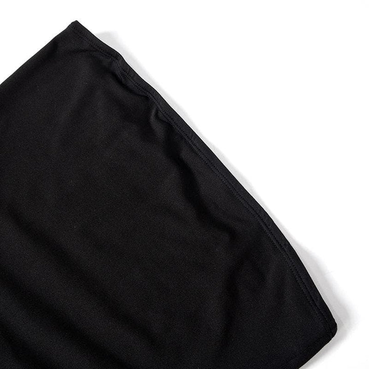 Backless contrast patchwork ruched tube maxi dress  | Festival Outfits Women