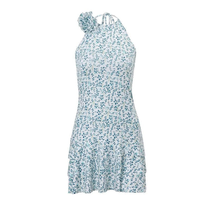 Riga mai kama da fure mai kama da Halter | Kayan Biki na Mata