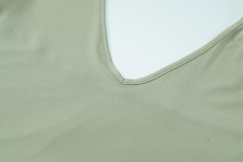 Saitin wando mara baya mara kyau na Halter | Kayan Biki na Mata