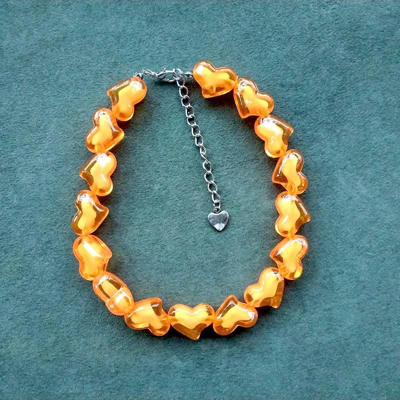Beaded multicolor acrylic bracelet  | Festival Outfits Women