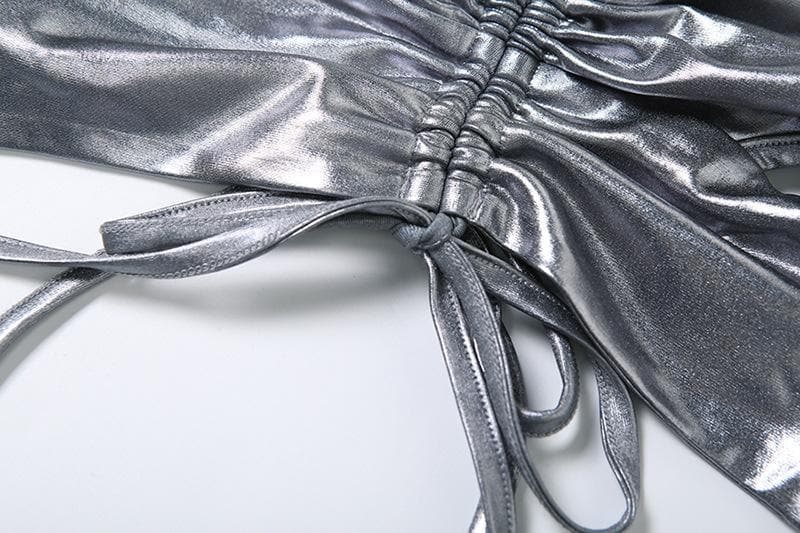 Tufafin da aka yi da ƙarfe mai kauri da aka yi da zare mai kauri da wuyan hannu | Kayan Biki na Mata