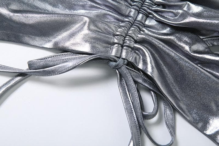 Tufafin da aka yi da ƙarfe mai kauri da aka yi da zare mai kauri da wuyan hannu | Kayan Biki na Mata