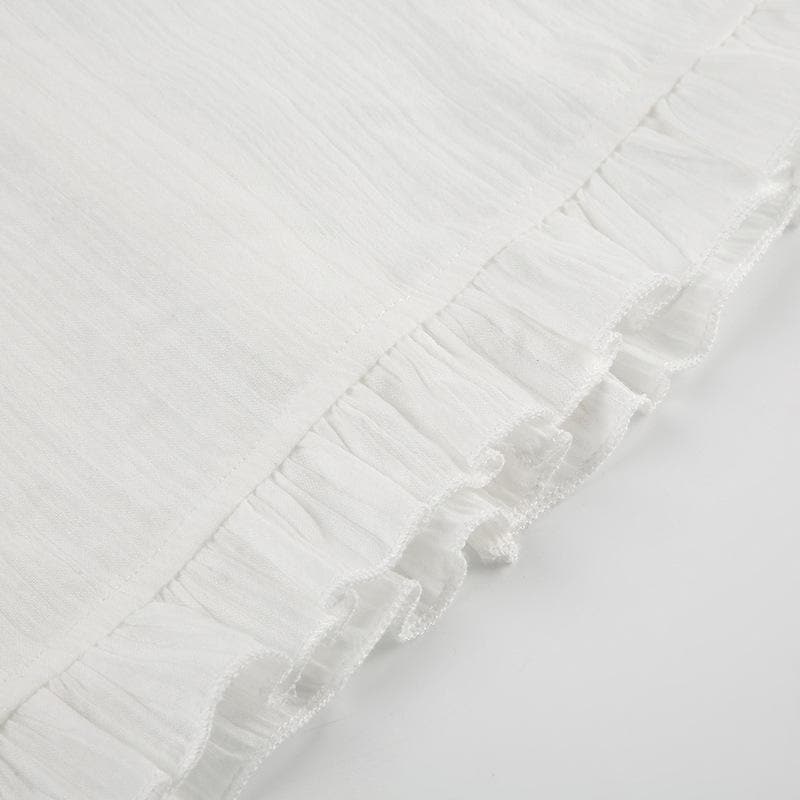 Rigar da aka yi da maɓalli mai lanƙwasa a kafada | Kayan Biki na Mata