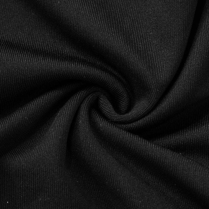 Crewneck zip-up hollow out solid tank cut out top-final-sale