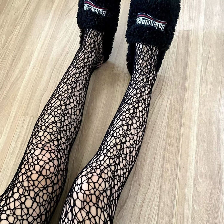 Spider web hollow out tights  | Festival Outfits Women