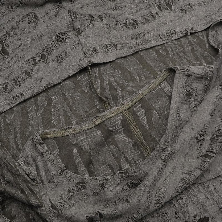 Hoodie ruched ruffle slit maxi dress  | Festival Outfits Women