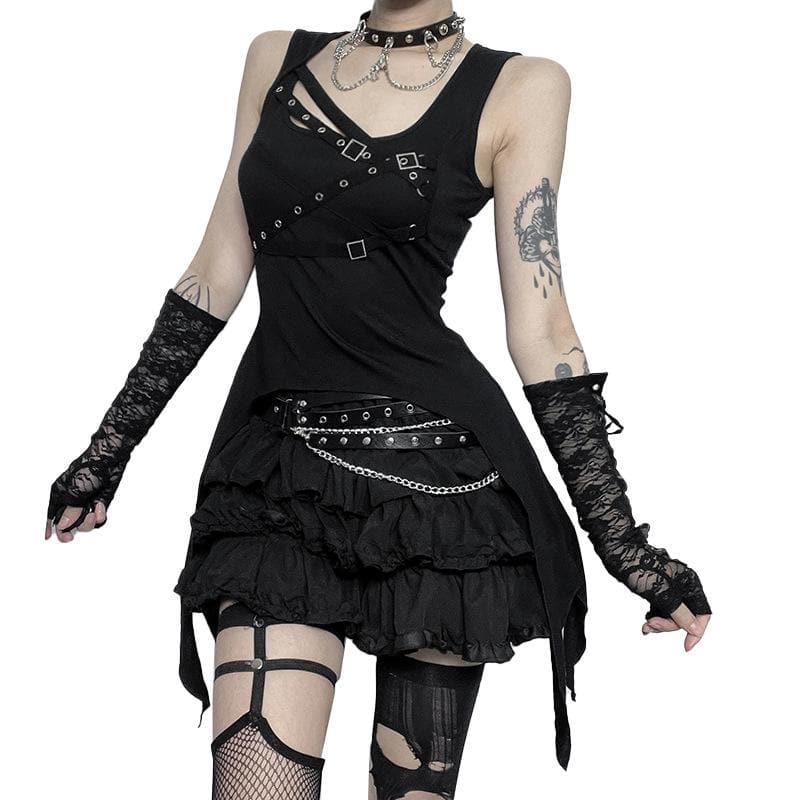 U neck cross front solid top  | Festival Outfits Women
