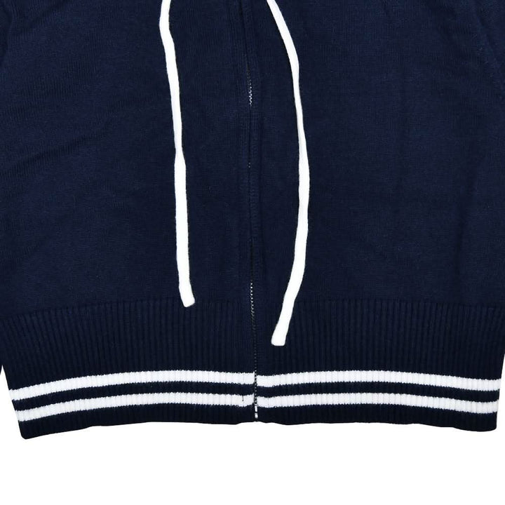 Long sleeve hoodie knitted zip-up high rise pant set  | Festival Outfits Women
