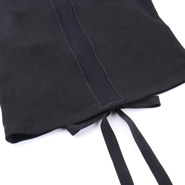 Tsarin tanki na Crewneck patchwork na gaba | Kayan Biki na Mata